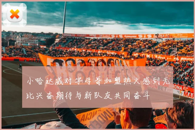小哈达威对字母哥加盟热火感到无比兴奋期待与新队友共同奋斗